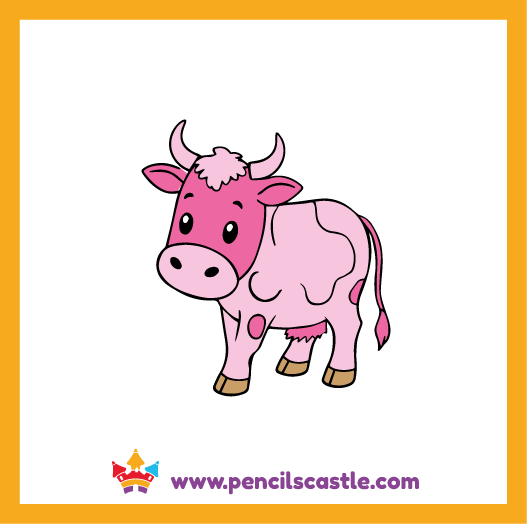 color the cow