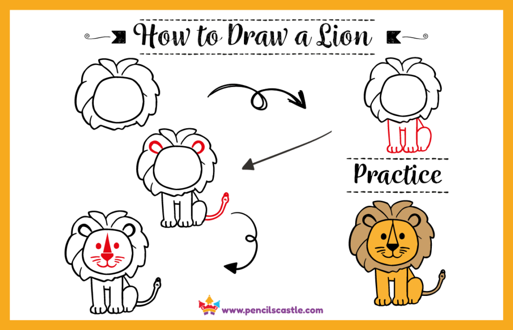 How to Draw a Lion