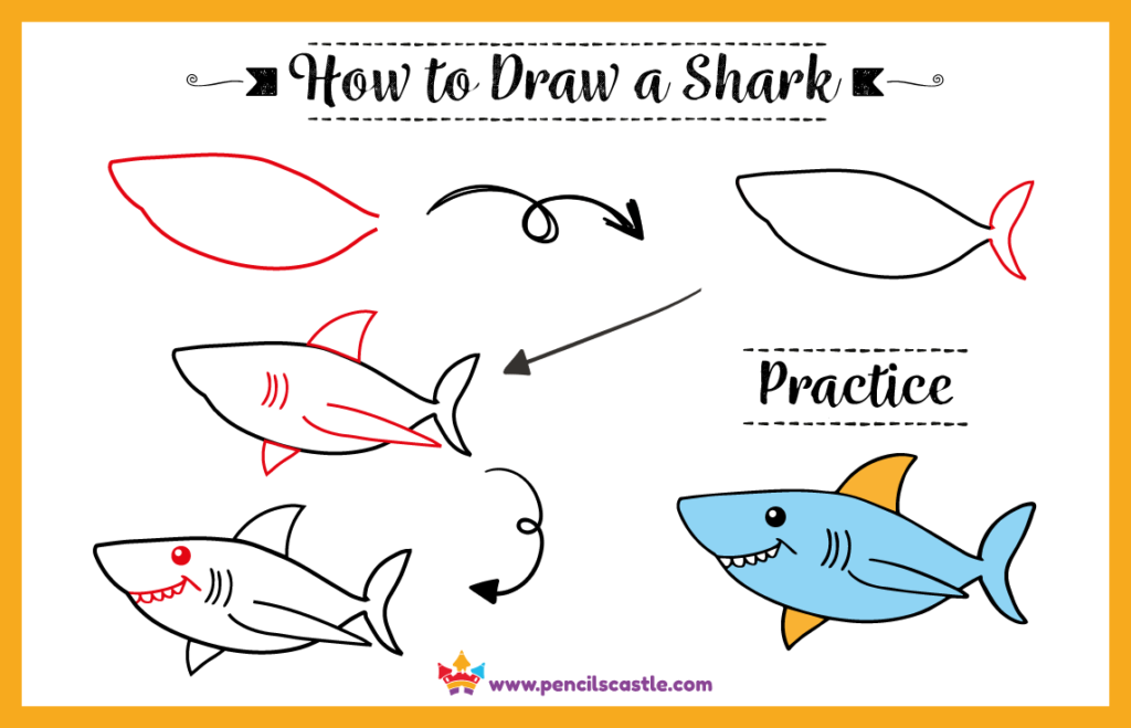 How to Draw a Shark