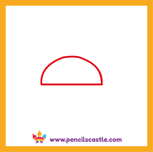 Draw the head outline of the beetle