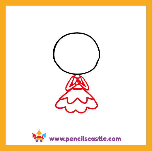 draw the fairy's body shape