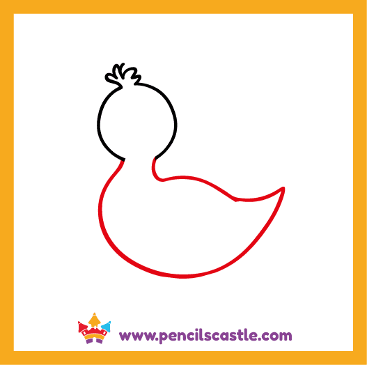 draw the body of the duck