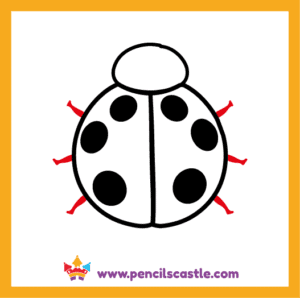 Easy Ladybug Drawing for Kids – Step-by-Step Guide - Pencils Castle