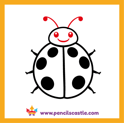 Add the antennae and face details 