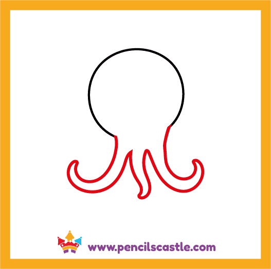 Add the octopus's arms